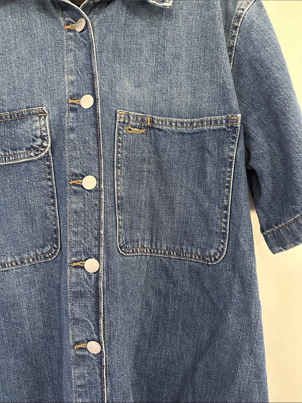 Universal Thread Blue Denim Midi Dress Size XL - Picture 3 of 13